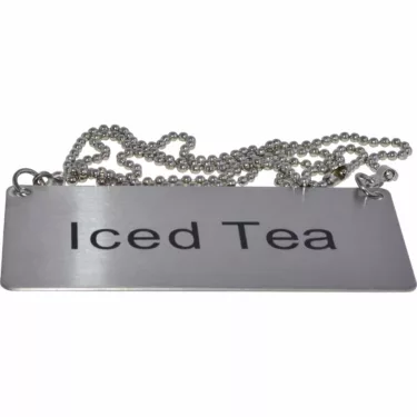 Update International Iced Tea Chain Sign
