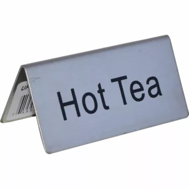 Update International Hot Tea Tent Sign
