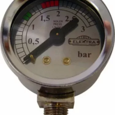 Elektra 00143035 Chrome Pressure Gauge