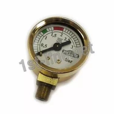 Elektra 00398035 Brass Pressure Gauge