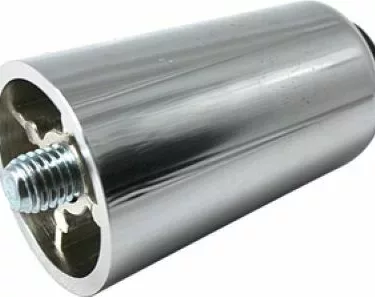 Elektra 02771035 Chromed Foot/Leg - short thread - Elektra Sixties Series (only for front on electronic 1 group Sixties Series)
