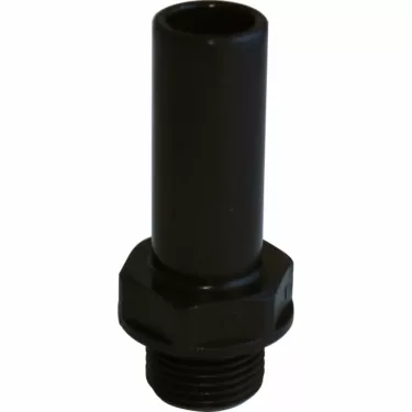 JG Stem Adapter 15mm Stem x 3/8" BSPP Male thread Black Acetal