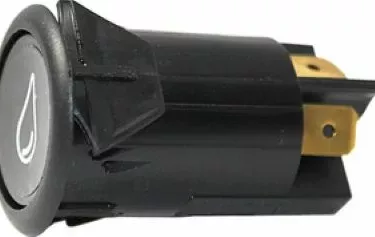 Fiorenzato A2100041 Bipolar Black Push Button Switch