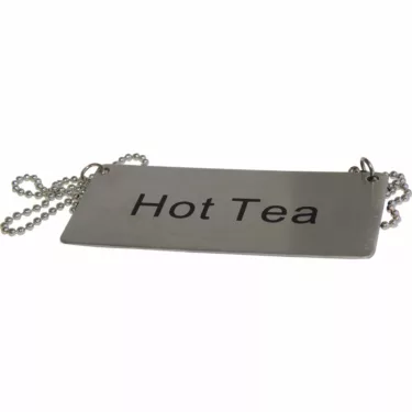 Update International Hot Tea Chain Sign