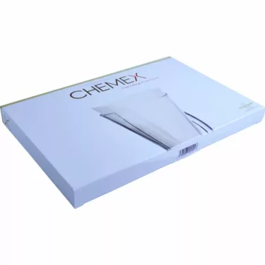 Chemex FP-2 Unfolded Half Moon Coffee Filters - 100 count, for 3 cup models only