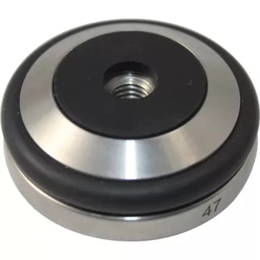 Concept Art 47mm Tamper Base w/ knock ring - stainless steel