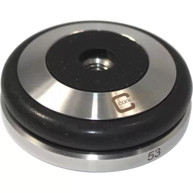 Concept Art 53mm Tamper Base w/ knock ring - stainless steel