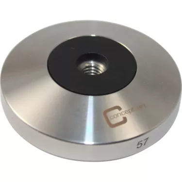 Concept Art 57mm Tamper Base - stainless steel