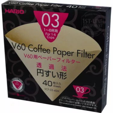 Hario Misarashi 03 Paper Filters - 40 count