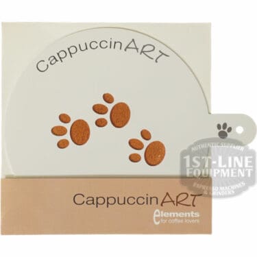 Ascaso Latte Art Bear Foot Print Pattern