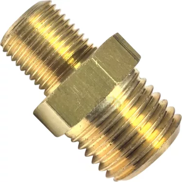 V..529 1/8M x 1/4M Chrome Fitting