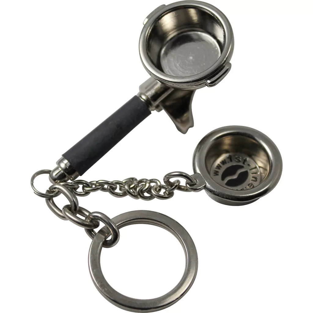 1st-line Portafilter Keychain - 17mm, dual spout