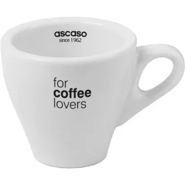 Ascaso Espresso Cup & Saucer - 2 fl oz, logo