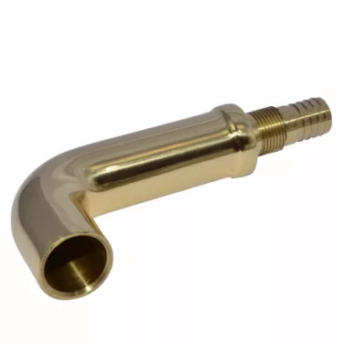 Elektra Small Drain Tube for Belle Epoque- Polished Brass