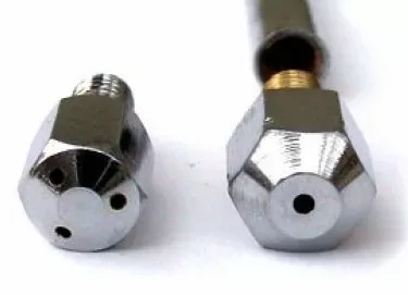 1st-line Steam Wand Tip - 3 hole, chrome - Silvia V2 or older
