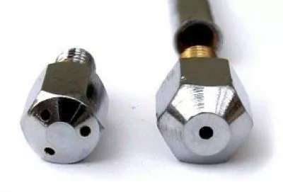 1st-line Steam Wand Tip - 3 hole, chrome - Silvia V2 or older