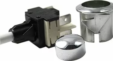 Bezzera 7633331 Bi-Polar Switch w/ Chrome Cover