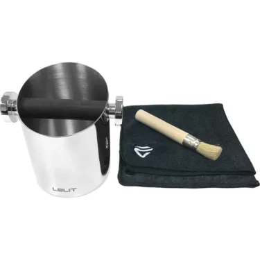 Lelit PLA360S Knock Box w/ Cleaning Brush & Cloth Wipe
