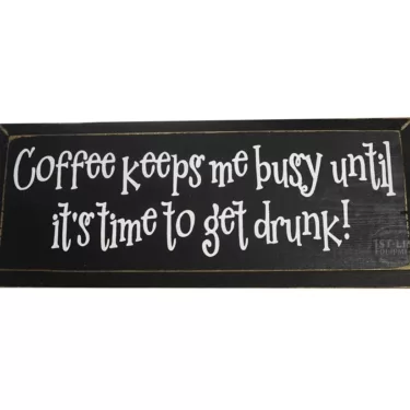 coffee keeps me busy