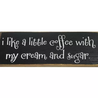 I like a little coffee