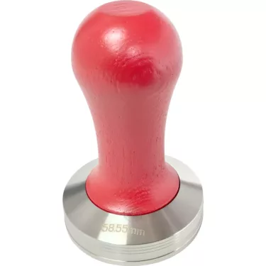 Lelit PLA481R 58.55 mm Red Handle Espresso Coffee Tamper