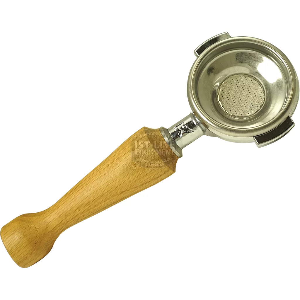 Elektra 06141039 58mm Single Spout Wood Handle Portafilter