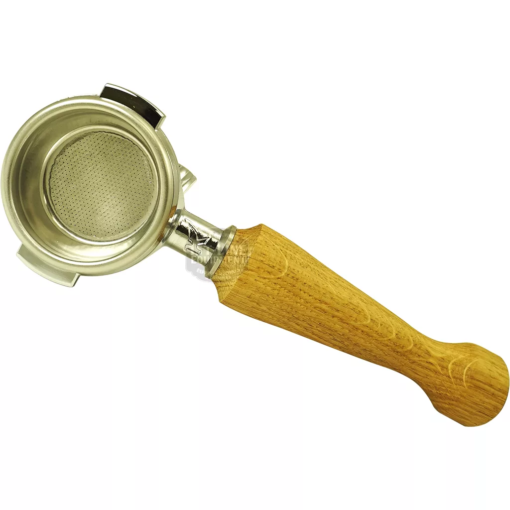 Elektra 06142039 58mm Dual Spout Wood Handle Portafilter