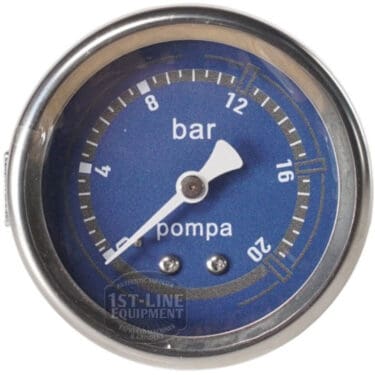 Bellezza IN.064.039 Inizio Blue Pump Pressure Gauge