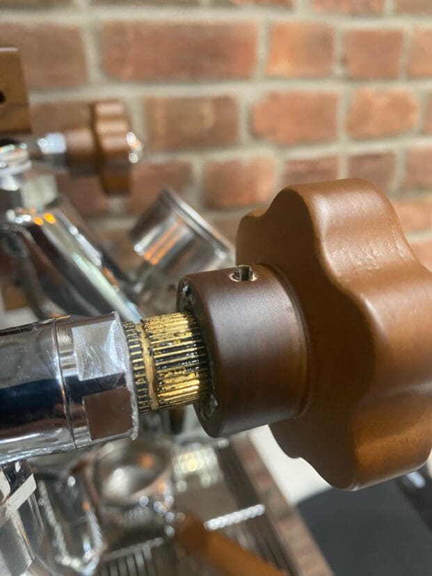 Steam Valve and Knob on Lelit Bianca